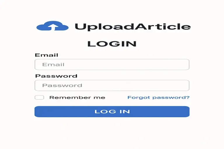 UploadArticle Login