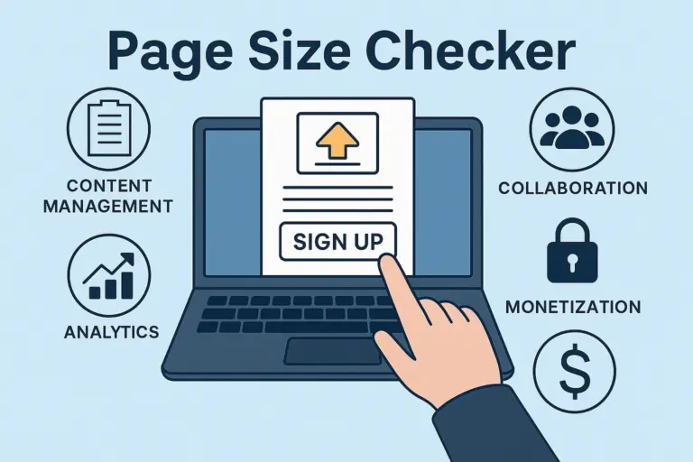 page size checker uploadarticle.com