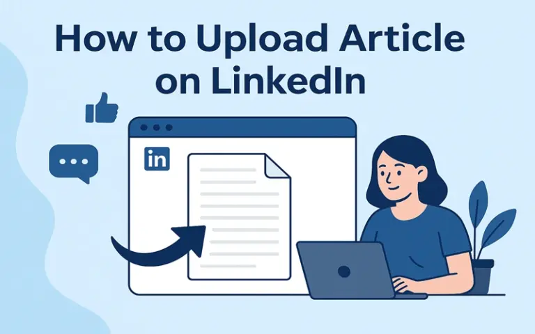 How to Upload Article on LinkedIn