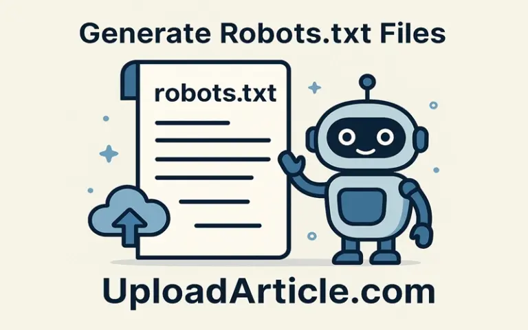 Generate Robots.txt Files UploadArticle.com