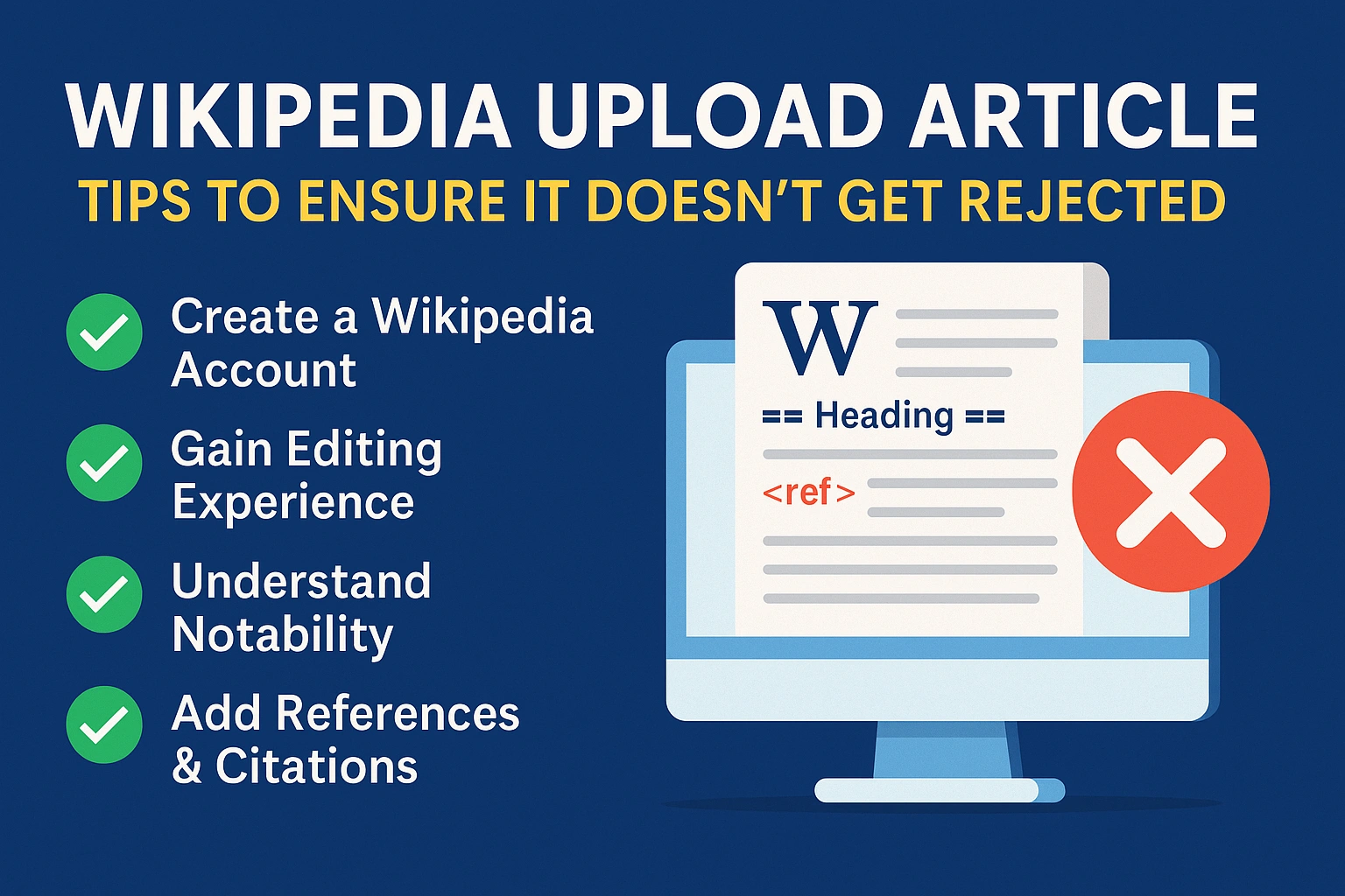 Wikipedia Upload Article