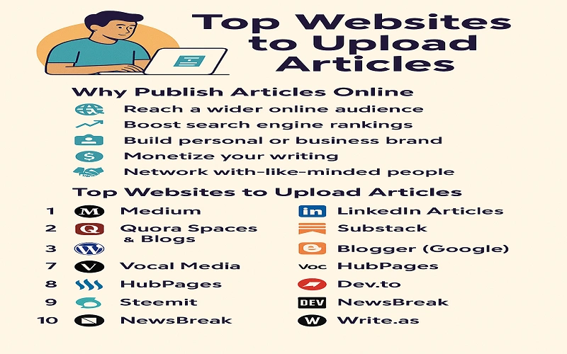 Websites to Upload Articles