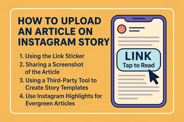 How to Upload an Article on Instagram Story